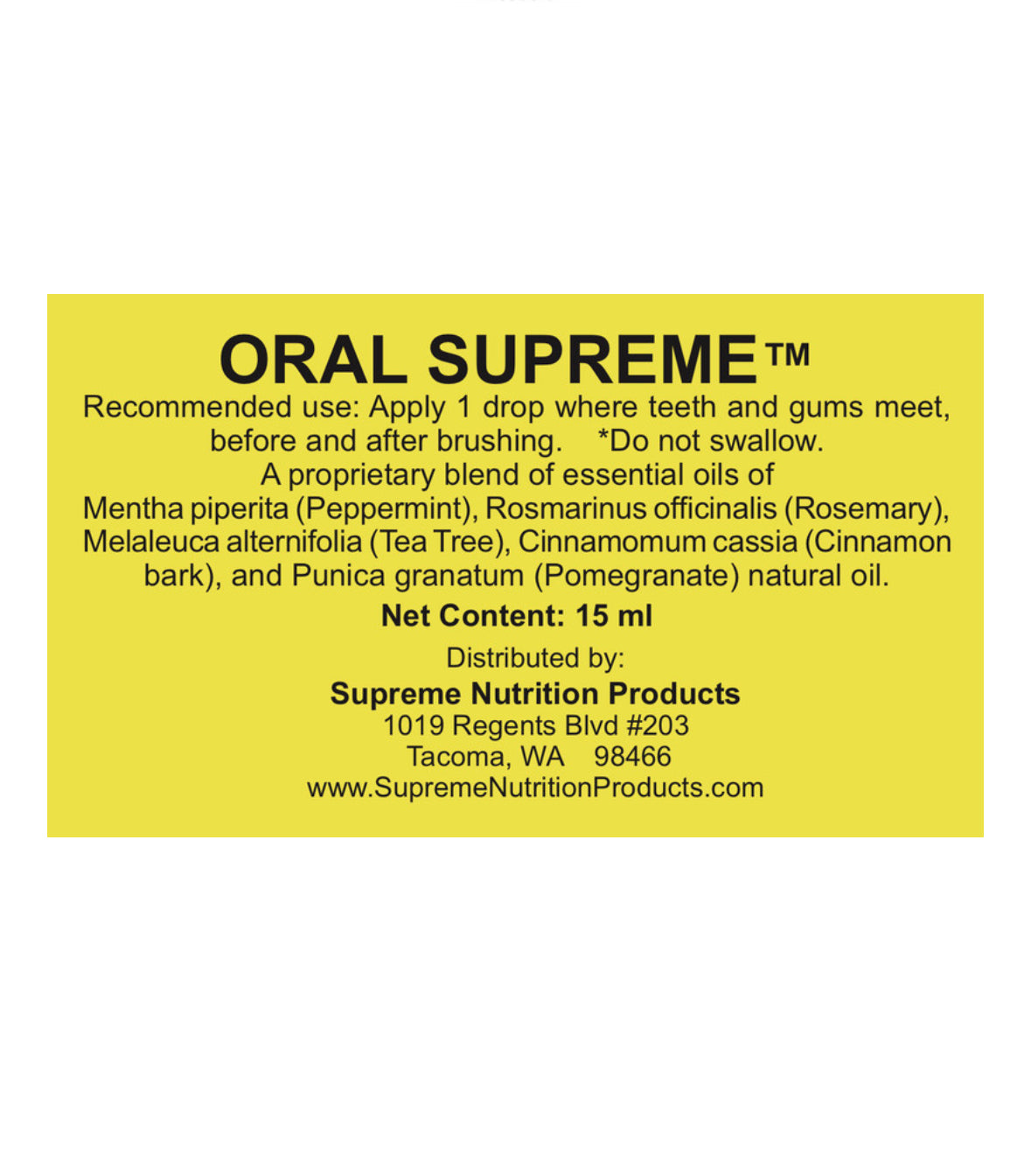Oral Supreme