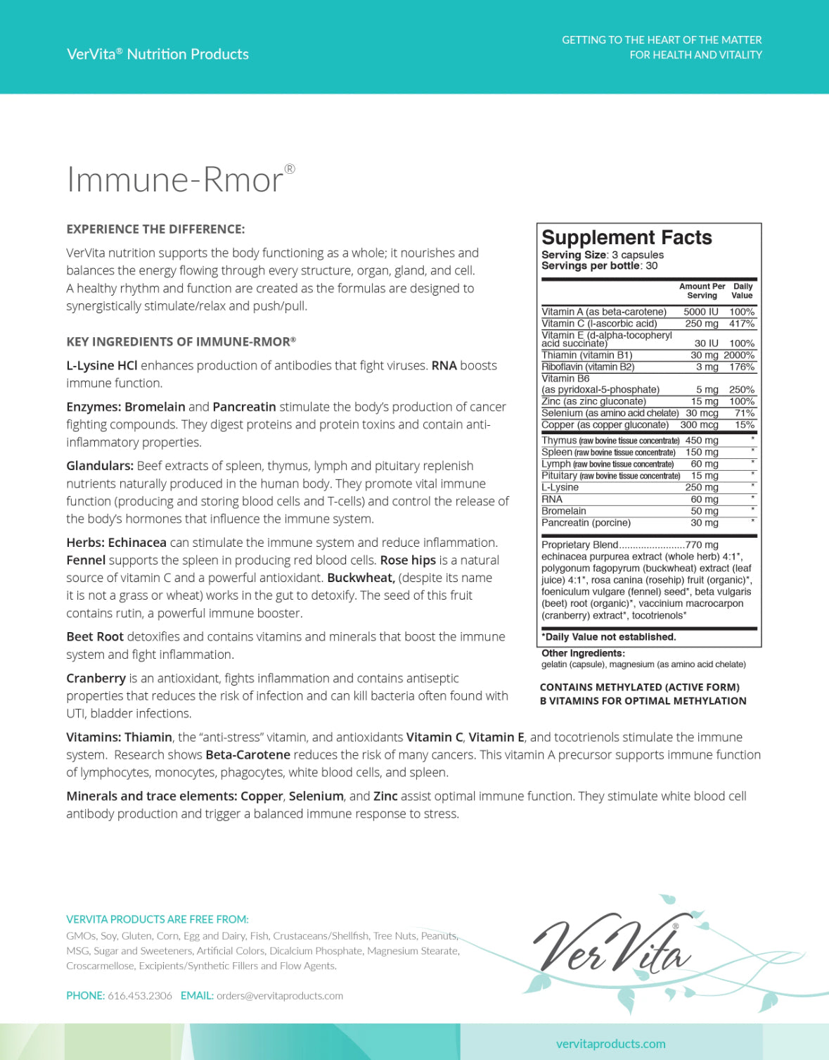 VerVita Immune-Rmor®