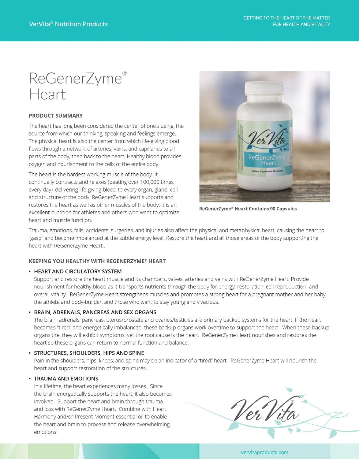 VerVita ReGenerZyme® Heart