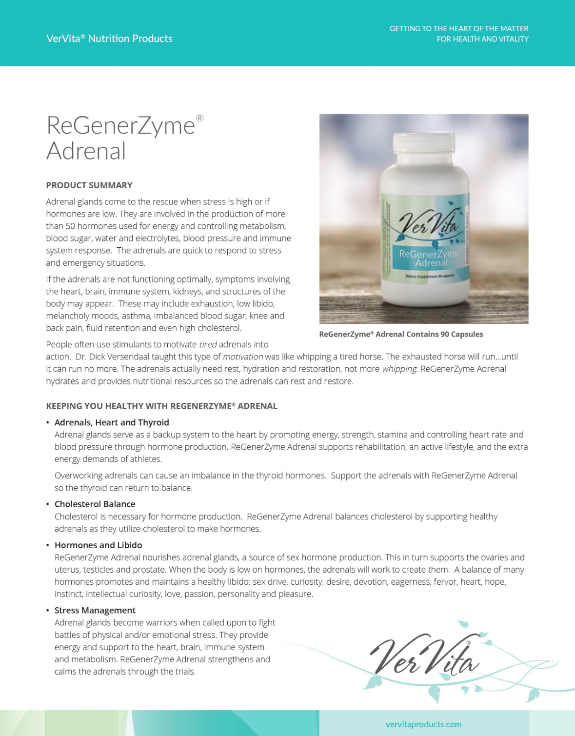 VerVita ReGenerZyme® Adrenal