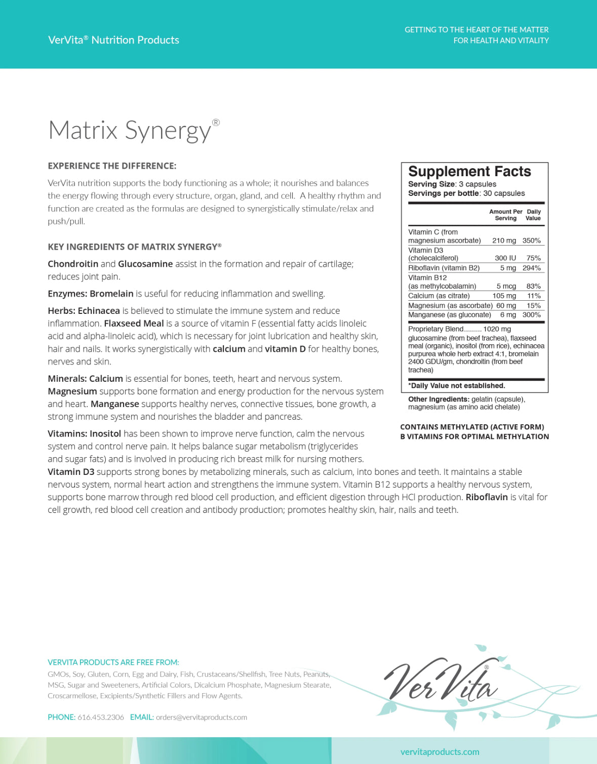 VerVita Matrix Synergy®