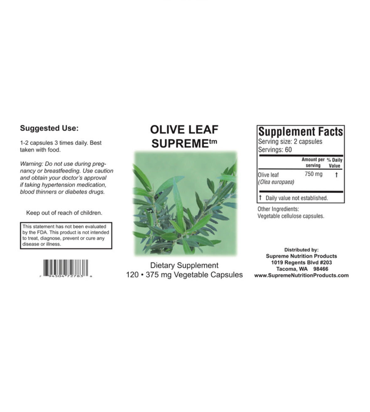 Olive Leaf Supreme